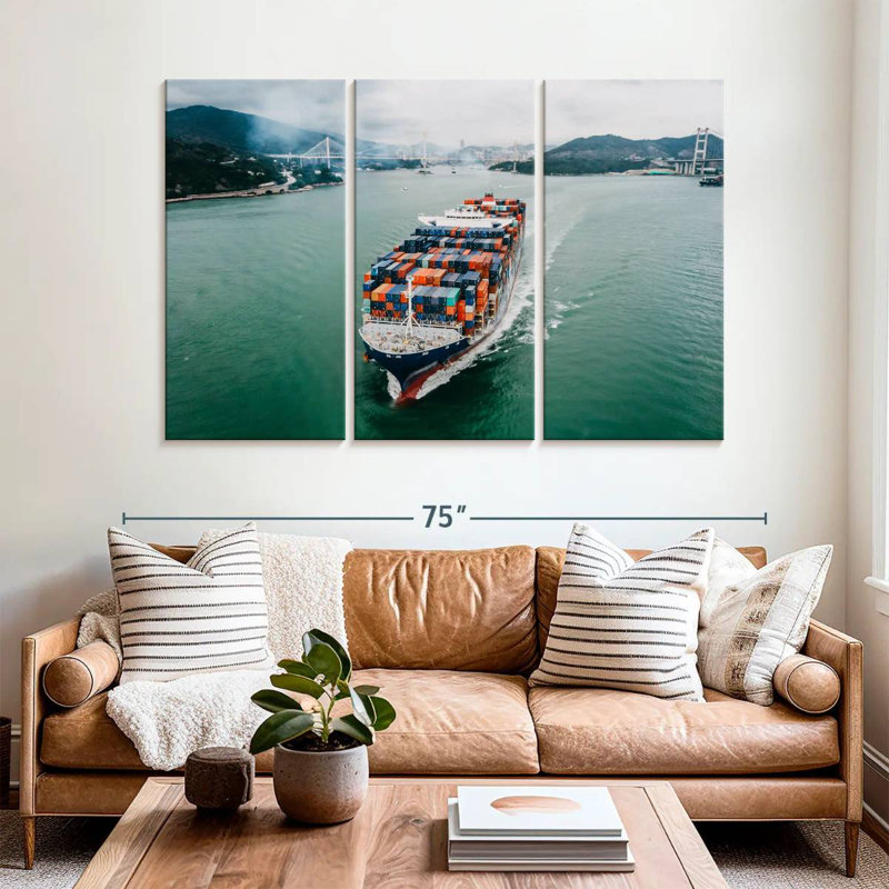 Mehar Cargo Ship Transport, 42" H x 65" W