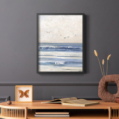«Soft Morning», reproduction encadrée - bois massif