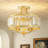 Elonso 4 - Light Crystal Flush Mount Ceiling Light-1527231591