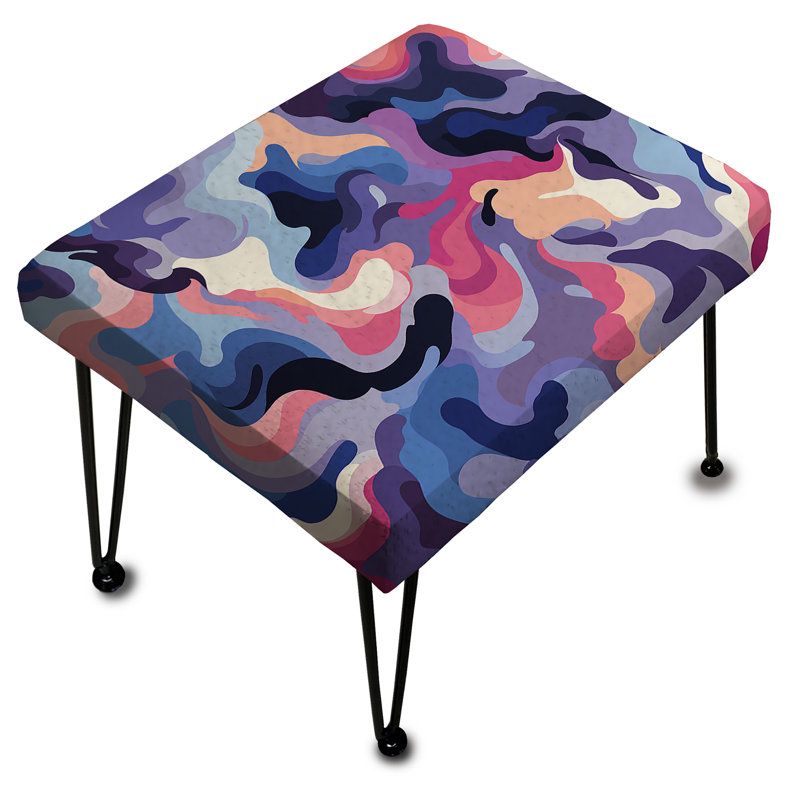 Repose-pieds pourpre et rose Mystic Reverie - Camouflage
