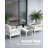 Hdpe All-weather Two Single Sofas & Coffee Table Set – Compact Outdoor Patio Conversation Set-763905060