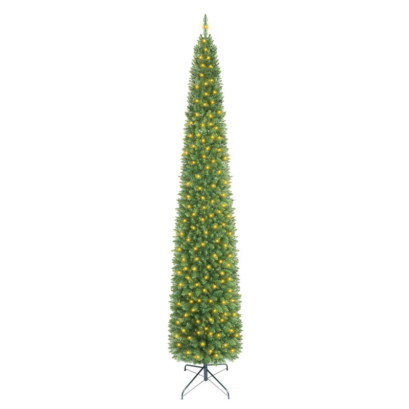 8' Lighted Christmas Tree