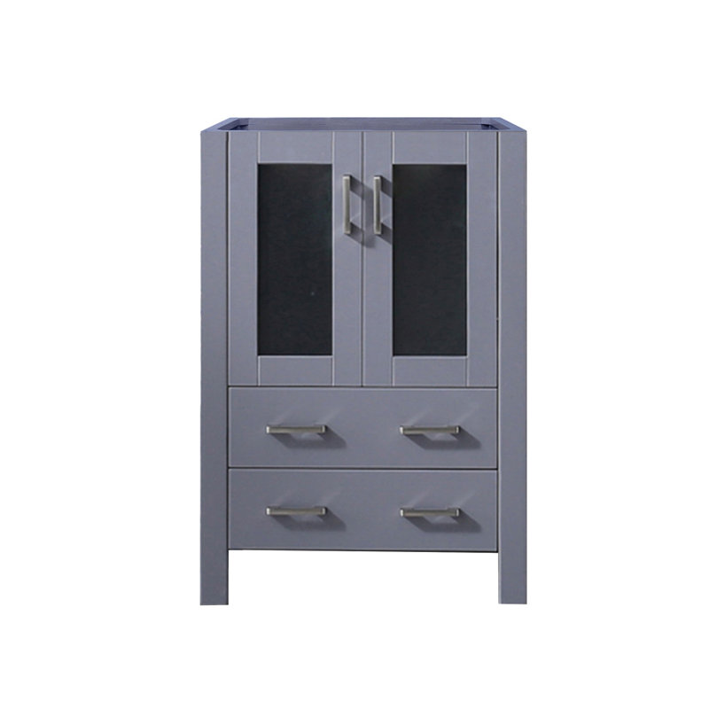 Dark Grey Bath Vanity 24 In. W X 18.25 In. D, Dark Grey, 24"