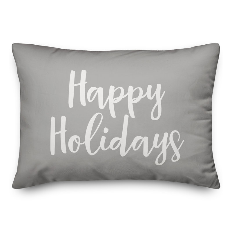  Coussin Happy Holiday, Gris