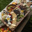 Planche de service surdimensionnée en bois de sheesham naturel Foreside Home & Garden