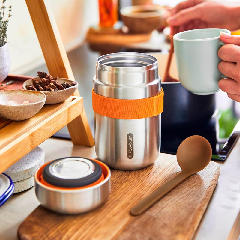 Black+Blum Food Flask 400ml, Orange