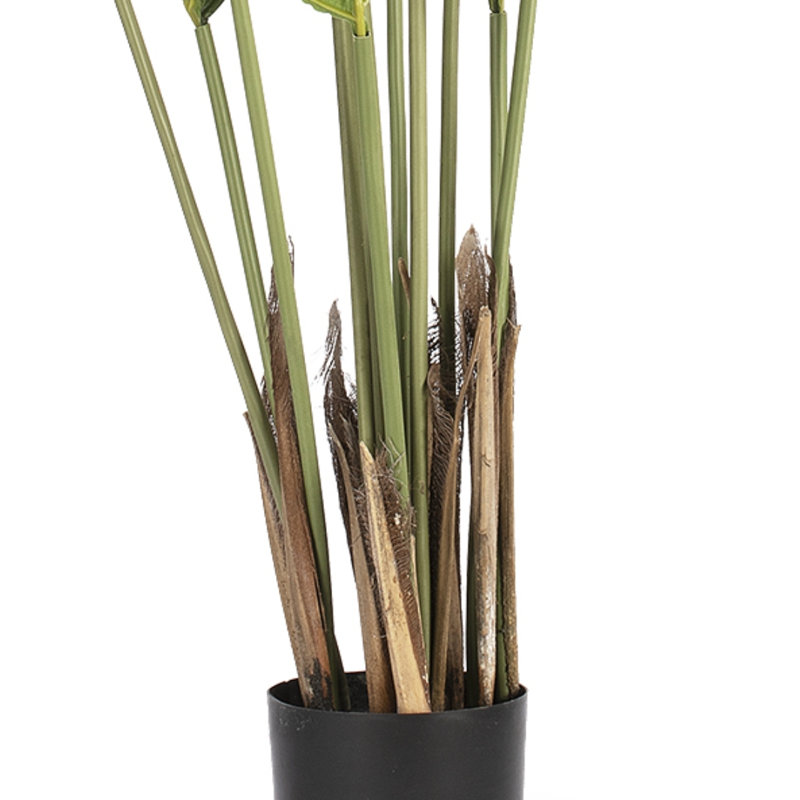 Palmier artificiel en pot, H 60 po x l 30 po x P 30 po