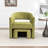Kyah Upholstered Barrel Chair With Ottoman-1755270612