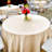 Paquet de 12 nappes en satin champagne 120 pouces - Nappe ronde soyeuse de qualité supérieure