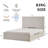 Stephanie Upholstered Bed-120024292-134121826