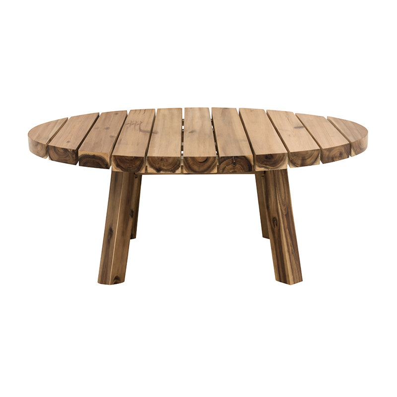 Table basse en bois pour l'extérieur, 35,6 x 35,6 x 14,6 po