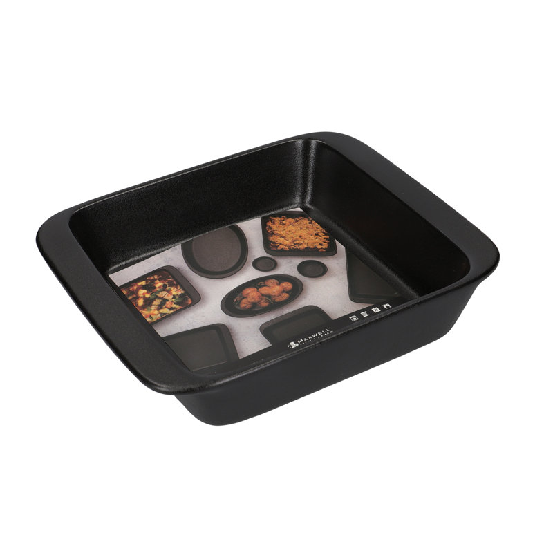 Maxwell & Williams Caviar Square Ceramic Baker Bakeware