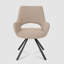Picasso 45cm H Polyester Upholstered Metal Armchair-2118166796
