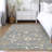 Machine Washable Indoor/Outdoor Chayden ACN1006 Gray Rug-99126654
