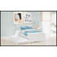 Lit plateforme simple avec lit gigogne-338808069