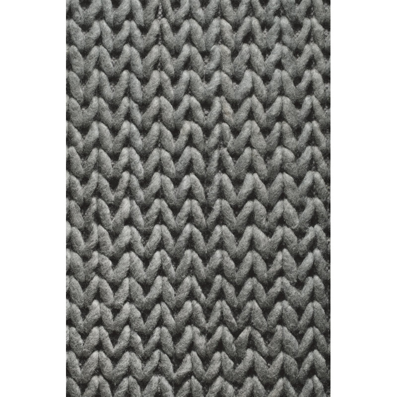 Sam Solid Colour Wool Hand Woven Area Rug, Rectangle 200 x 300cm
