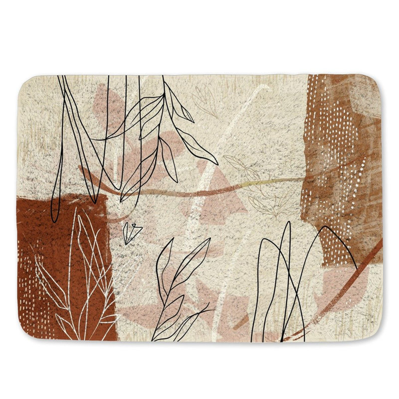 Tapis de bain en microfibre / microsuède, L 17 po x L 24 po
