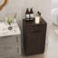 Armoire à poubelle inclinable 10 gallons Woodgrain