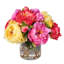 Silk French Peonies Bouquet Floral Arrangement in Vase