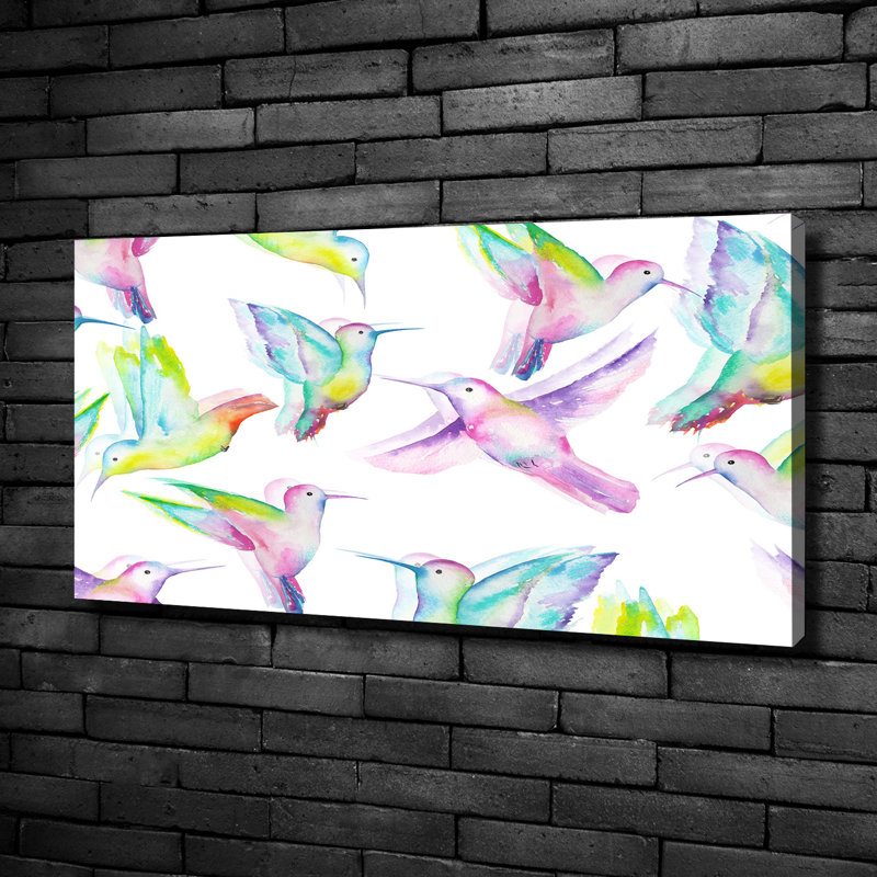 Hummingbirds - No Frame Print on Canvas
