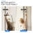 Black Privacy Hook and Eye Gate Latch Easy Lock for Barn Door,Gate Shutters Window Slide Barn Shed Cabinet Bathroom-93476954