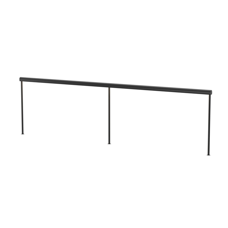 Sobre LED Desk Table Lamp, 19.38" H x 72" W x 1.26" D, Metallic Black