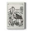 Linocut style Seabird I - galerie sur mesure