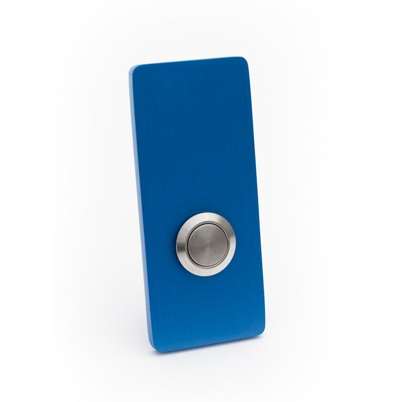 Bouton-poussoir, Bleu