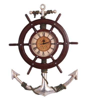 Aslam Anchor Clock Life Size Statue