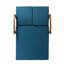 Double chaise longue de patio en bois
