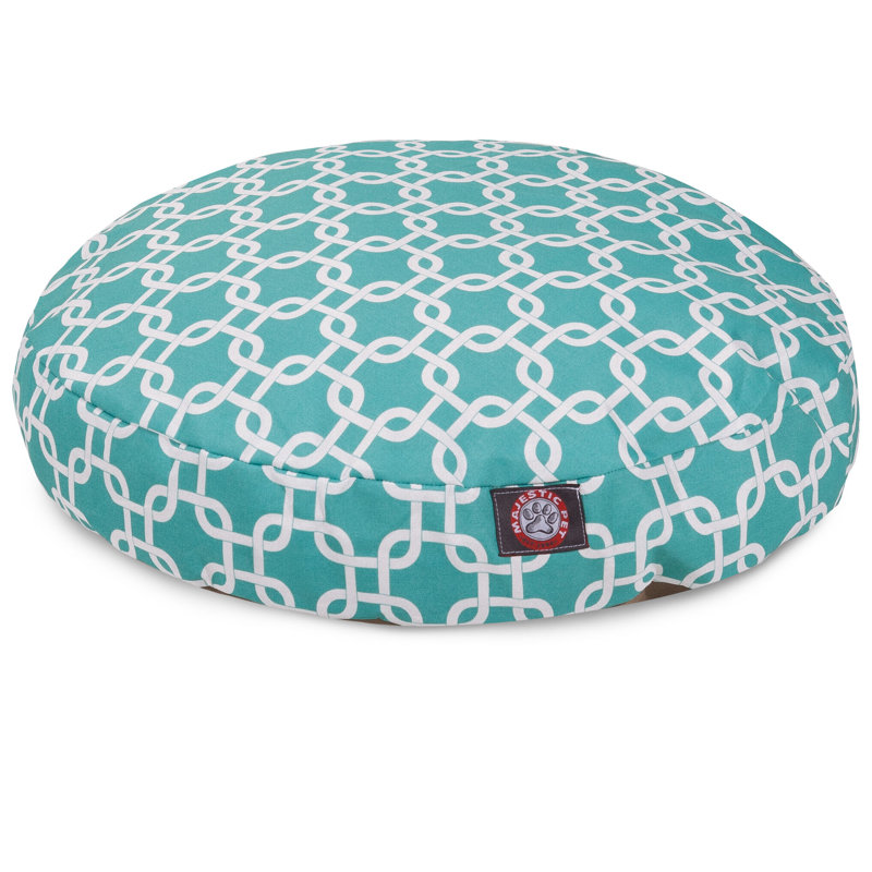 Oreiller pour animal de compagnie / classique, Bleu sarcelle, Petit (l 30 po x p 30 po x H 4 po)