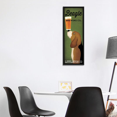 Ryan Fowler 'Beagle Brewing Co.' Vintage Advertisement on Wrapped Canvas -  East Urban Home, C3FDB148B2064ABDA03AEB8727044B1A