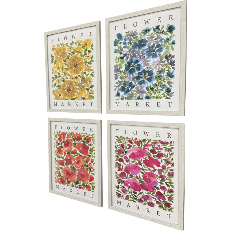 Flower Market Framed Art