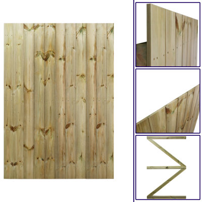 Natahsa 180 cm H Gate Fencing