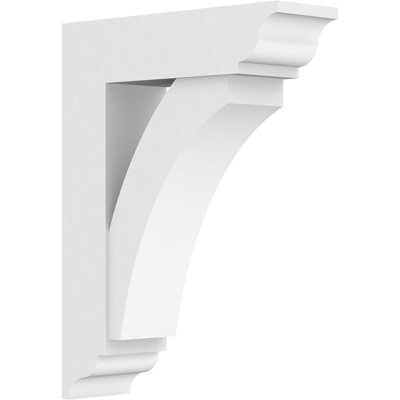 5"W x 18"D x 24"H Standard Thorton Architectural Grade PVC Bracket with Traditional Ends