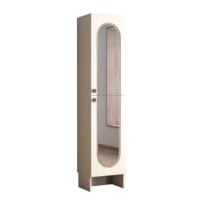 Almendarez Hall Stand, Cream/Travertine