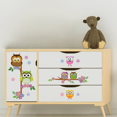 Adhésif décoratif hibou