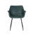 Haglund Leather Dining Chair with Powder-Coated Iron Legs Accent Side Chair Foam Padded Seat Versatile Kitchen Chair for Modern Home and Kitchen-123386570-68459896