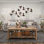 Ensemble de 3 décorations murales d'oiseaux flottants en polystone métallique-2117833457-2117833470