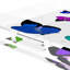Butterflies Acrylic Decorative Tray-510037288-510037291