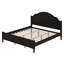 Base de lit en bois avec tête et pied de lit, lit plateforme en bois avec support en lattes de bois-89712695-89712683