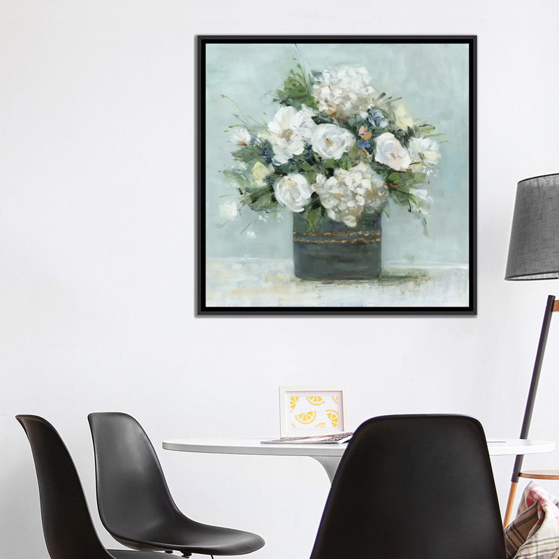 «Mi Amore» par Sally Swatland - reproduction d'art, H 37 po x l 37 po x P 1,5 po, Black Framed, Pas de tapis