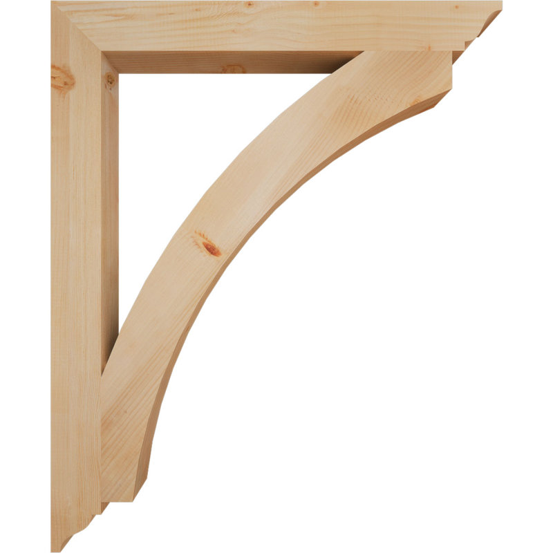 Thorton Traditional Bracket, 44"H x 3.5"W x 36"D, Douglas Fir (Smooth)