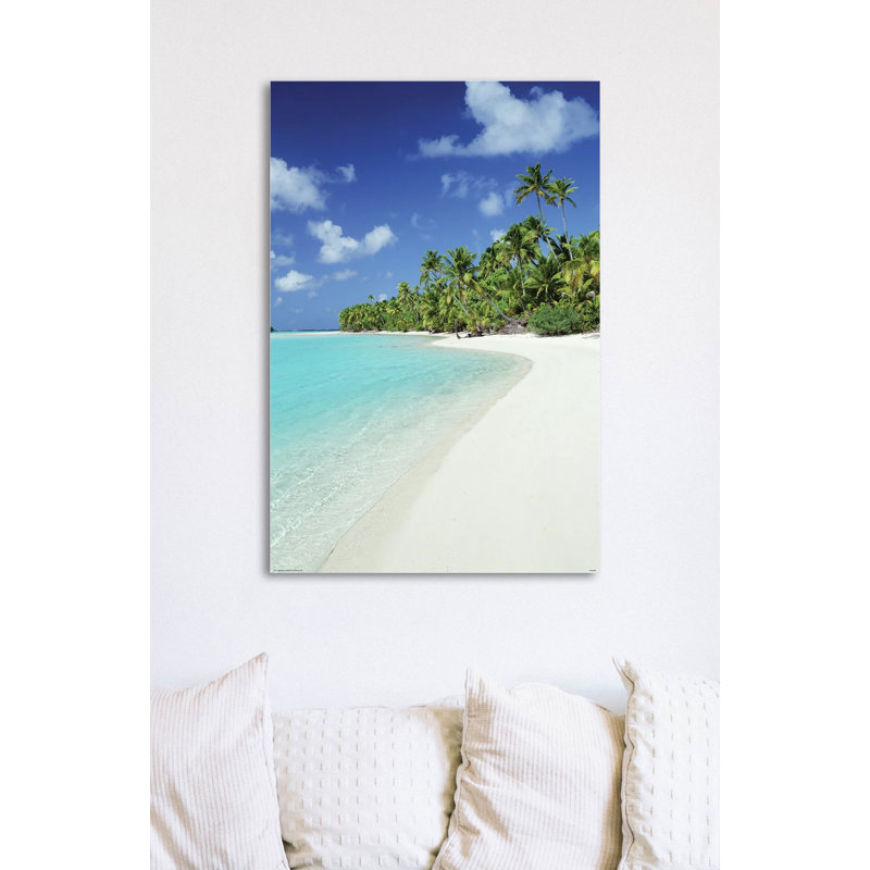 Palm Hideaway Tropical Beach Retreat - reproduction de photo sur papier sans cadre