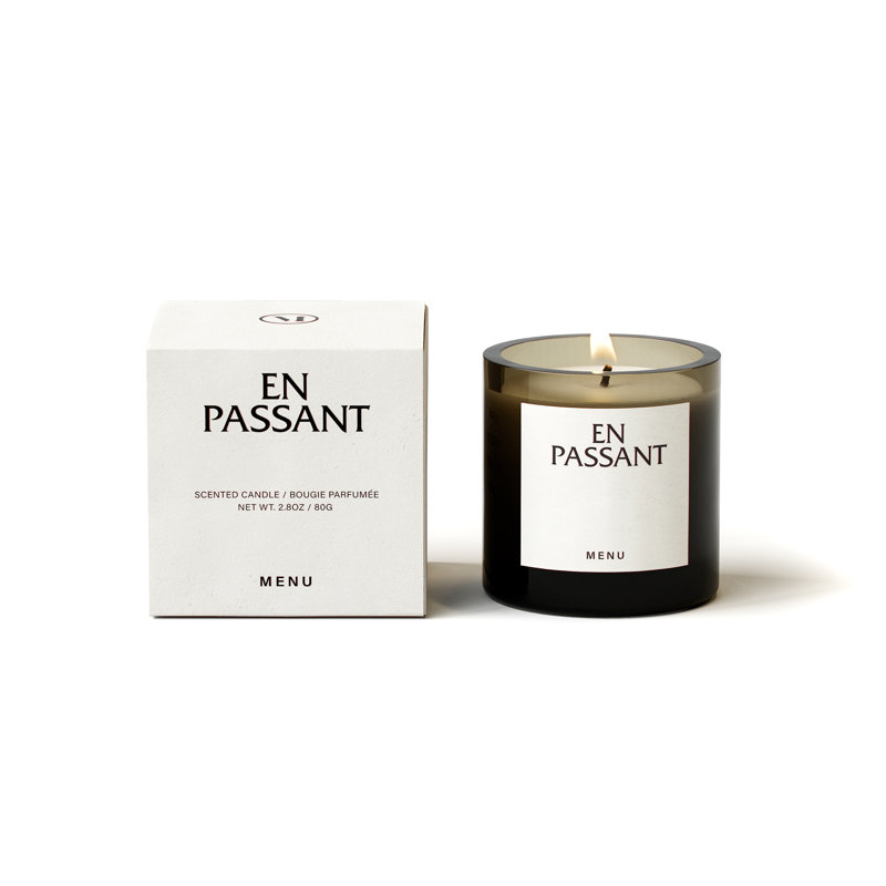 Olfacte 3.9" H Scented En Passant Candle, 2.8 oz
