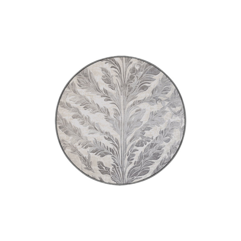 Tapis gris lavable à la machine
