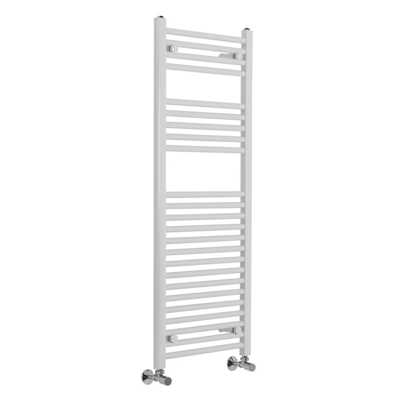 Piche 1200mmx450mm Vertical Straight  Heated Towel Rail Radiator, White