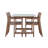 5-Piece Outdoor Acacia Wood Outdoor Dining Set of 4,59.06-Inch Rectangular Table with Umbrella Hole,Suitable for Patio, Lawn, Garden, Poolside, & Indoor Use-1401866131