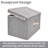 Set of 2 Storage Fabric Boxes with Lids-947849109