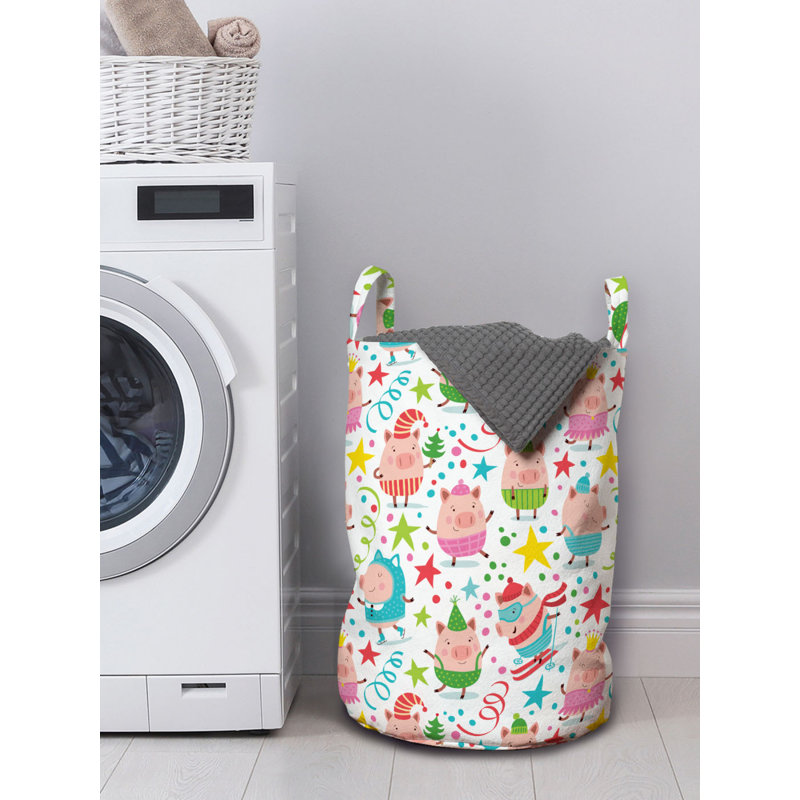 Fabric Laundry Bag with Handles